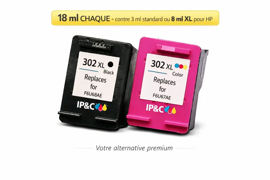 ⬛🟦🟥🟨Pack compatible HP 302XL – ELIOS