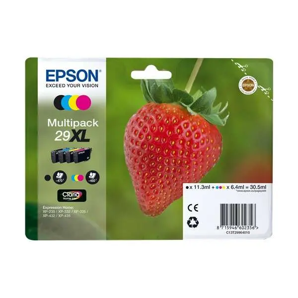 Epson 29XL BK C M Y Kit 4 cartouches 