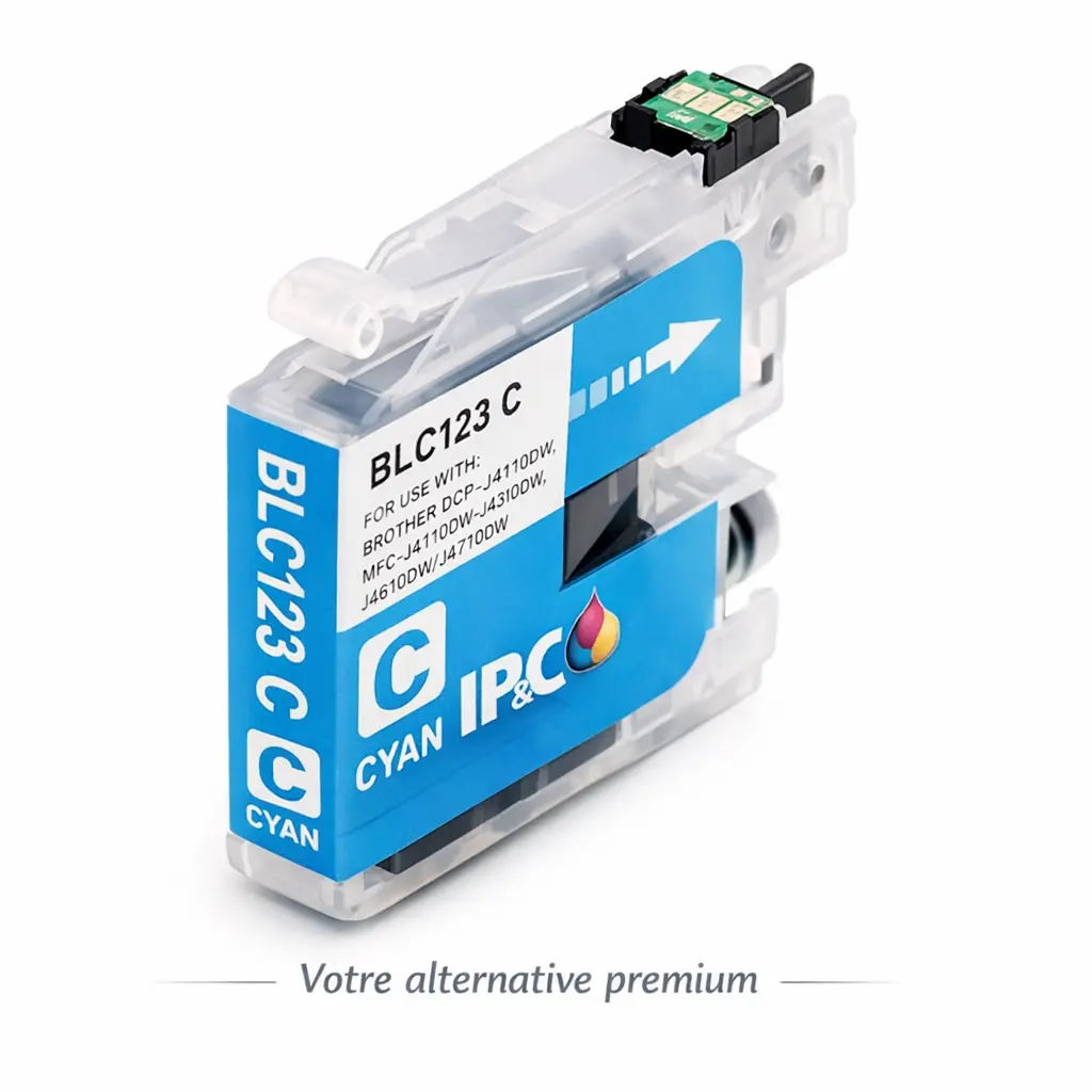 Cartouche compatible Brother LC123 Cyan – ELIOS