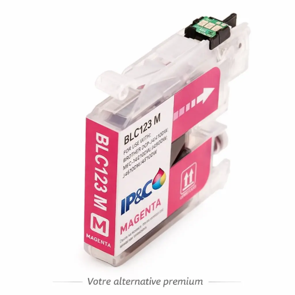 Cartouche compatible Brother LC123 Magenta – ELIOS