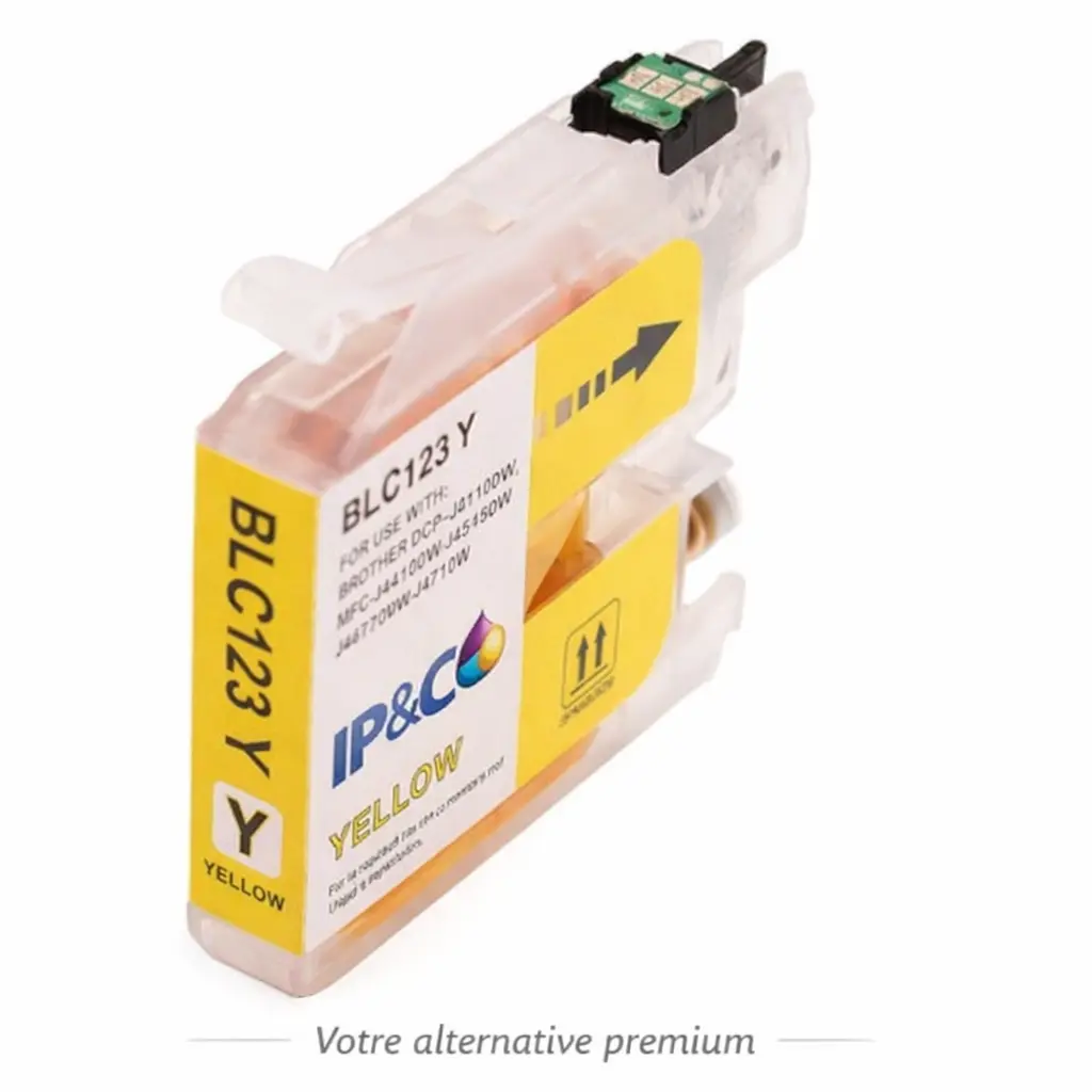 Cartouche compatible Brother LC123 Yellow – ELIOS 