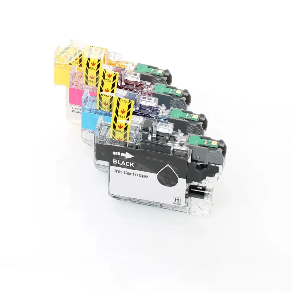 ⬛🟦🟥🟨Compatible LC521 BK+C kit 4 encres  