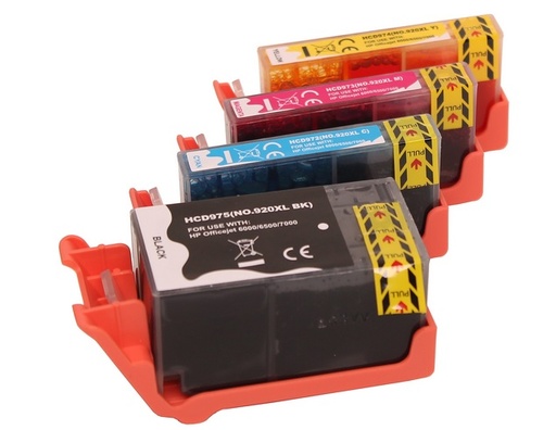 Compatible 920XL kit 4 encres ( Remplace HP920 / 920XL )