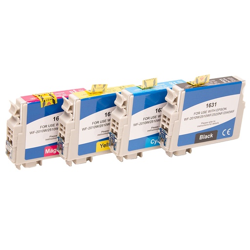 ⬛🟦🟥🟨Compatible 16XL BK C M Y kit 4 cartouches ( Remplace Epson 16 BK, C, M, Y, 16XL BK, C, M, Y )