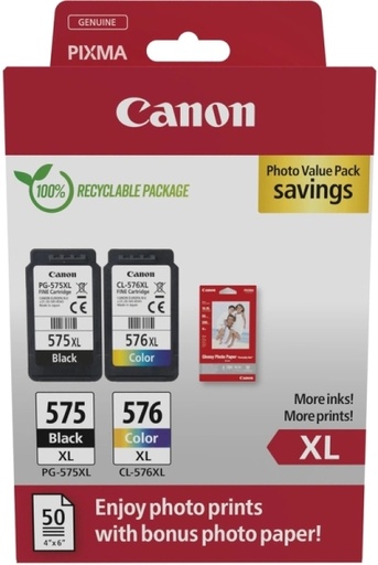Canon PG575XL - CL576 XL kit 2 encres