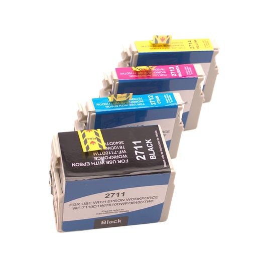Epson 27XL BK C M Y kit 4 cartouches ( Remplace Epson 27 BK, C, M, Y, 27XL BK, C, M, Y )